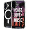 Peace Love And Music iPhone 17 MagSafe Case