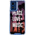 Peace Love And Music Moto G 5G (2024) Clear Case