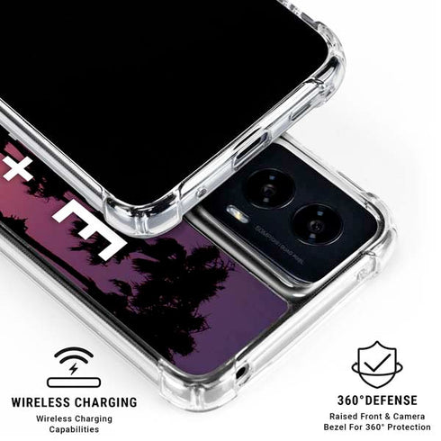 Peace Love And Music Moto G Power 5G (2024) Clear Case