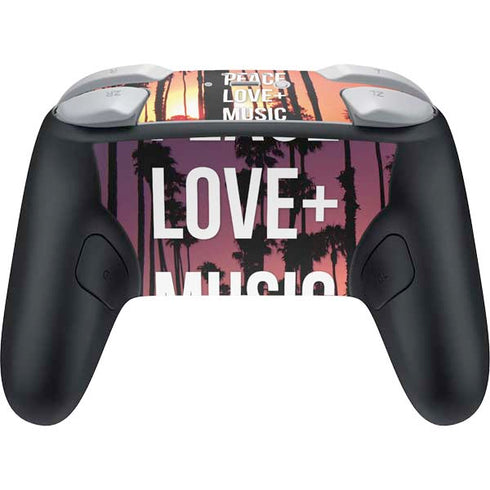Peace Love And Music Nintendo Switch 2 (2025) Pro Controller Skin
