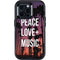 Peace Love And Music Otterbox Defender iPhone Skin