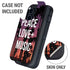 Peace Love And Music Otterbox Defender iPhone Skin