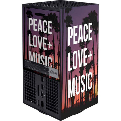 Peace Love And Music XBox Series X Digital Edition Bundle Skin