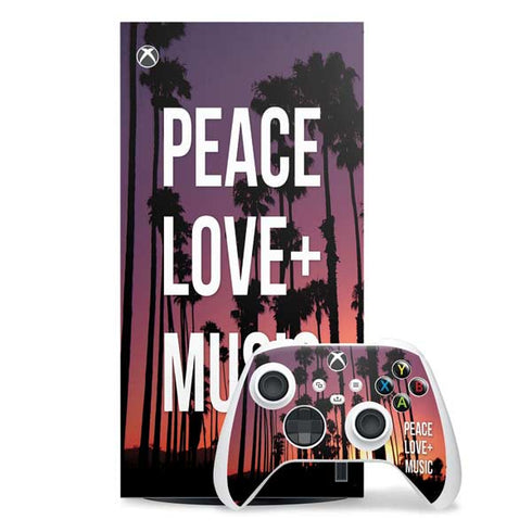 Peace Love And Music Xbox Series X Skins
