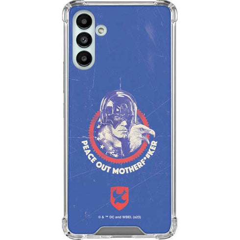 DC Comics Peacemaker Peace Out Galaxy A13 5G Clear Case