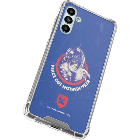 DC Comics Peacemaker Peace Out Galaxy A13 5G Clear Case