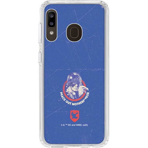 DC Comics Peacemaker Peace Out Galaxy A20 Clear Case