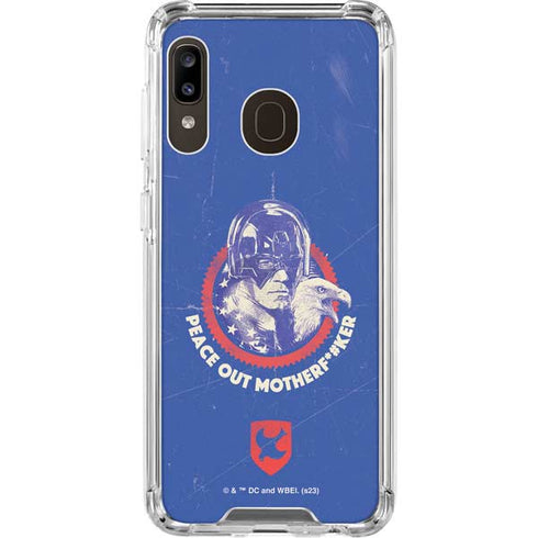 DC Comics Peacemaker Peace Out Galaxy A30 Clear Case