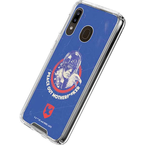 DC Comics Peacemaker Peace Out Galaxy A30 Clear Case