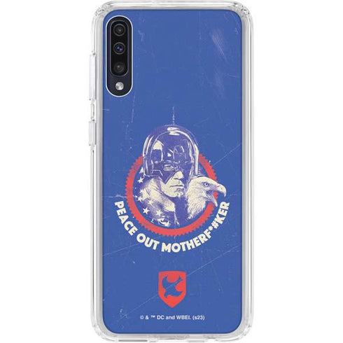 DC Comics Peacemaker Peace Out Galaxy A50 Clear Case