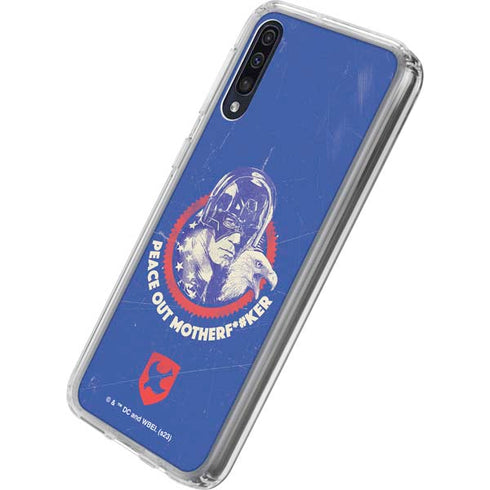 DC Comics Peacemaker Peace Out Galaxy A50 Clear Case