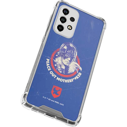 DC Comics Peacemaker Peace Out Galaxy A53 5G Clear Case