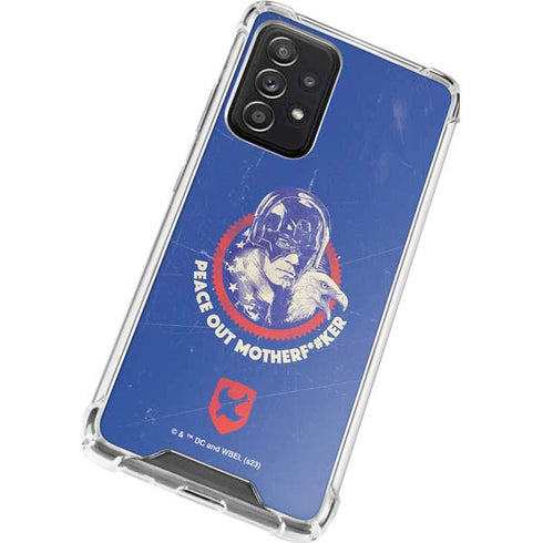 DC Comics Peacemaker Peace Out Galaxy A72 5G Clear Case