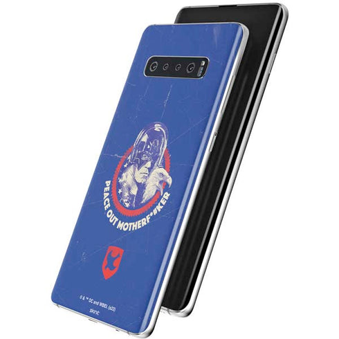 DC Comics Peacemaker Peace Out Galaxy S10 Plus Skin