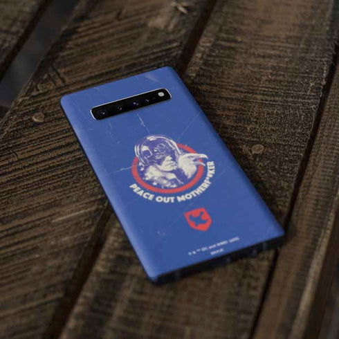 DC Comics Peacemaker Peace Out Galaxy S10 Plus Skin