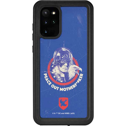 DC Comics Peacemaker Peace Out Galaxy S20 Plus Waterproof Case