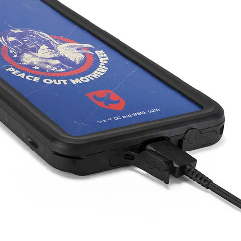 DC Comics Peacemaker Peace Out Galaxy S20 Plus Waterproof Case
