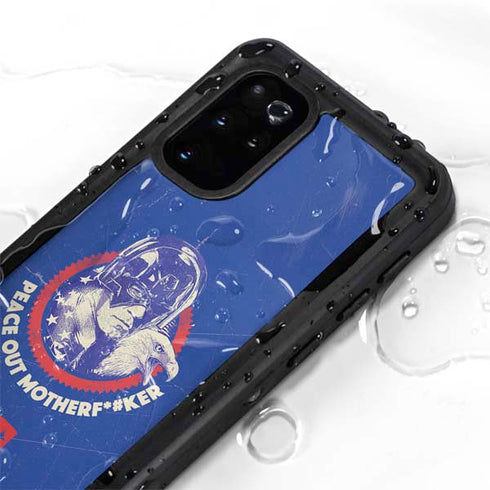 DC Comics Peacemaker Peace Out Galaxy S20 Plus Waterproof Case