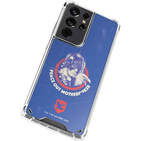 DC Comics Peacemaker Peace Out Galaxy S21 Ultra 5G Clear Case