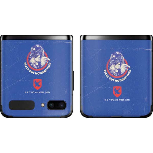 DC Comics Peacemaker Peace Out Galaxy Z Flip Skin