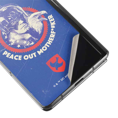 DC Comics Peacemaker Peace Out Galaxy Z Fold2 5G Skin
