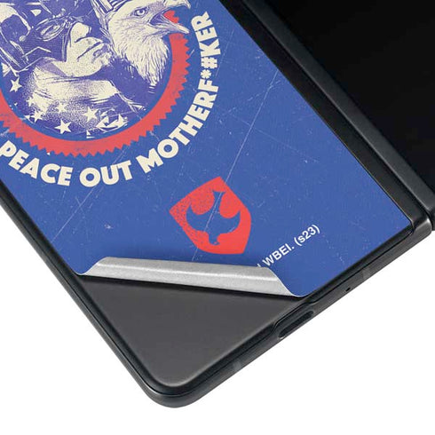 DC Comics Peacemaker Peace Out Galaxy Z Fold4 5G Skin