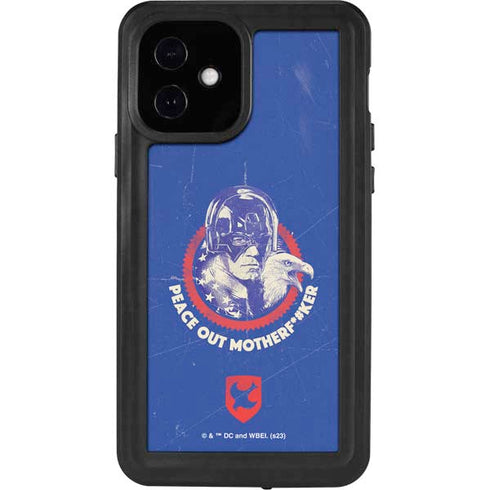 DC Comics Peacemaker Peace Out iPhone 12 Waterproof Case