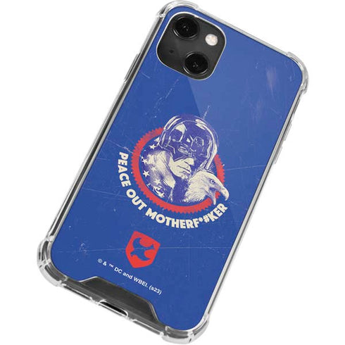 DC Comics Peacemaker Peace Out iPhone 13 Mini Clear Case