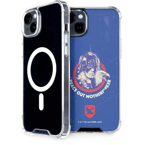 DC Comics Peacemaker Peace Out iPhone 14 Plus MagSafe Case