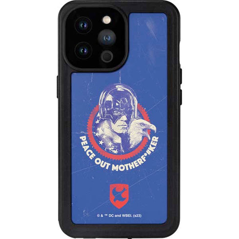 DC Comics Peacemaker Peace Out iPhone 14 Pro Max Waterproof Case