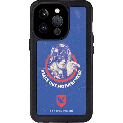 DC Comics Peacemaker Peace Out iPhone 14 Pro Waterproof Case
