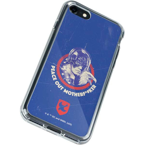 DC Comics Peacemaker Peace Out iPhone SE (2nd & 3rd Gen) Clear Case