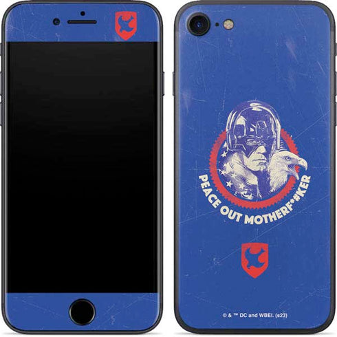 DC Comics Peacemaker Peace Out iPhone SE (2nd & 3rd Gen) Skin