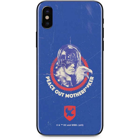 DC Comics Peacemaker Peace Out iPhone XS Max Skin