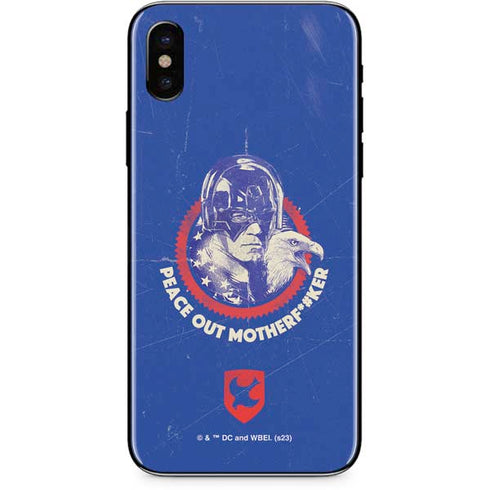 DC Comics Peacemaker Peace Out iPhone XS Skin