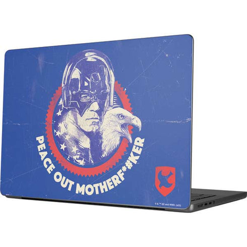 DC Comics Peacemaker Peace Out Apple MacBook Pro 14-inch Skin