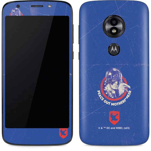 DC Comics Peacemaker Peace Out Moto E5 Play Skin