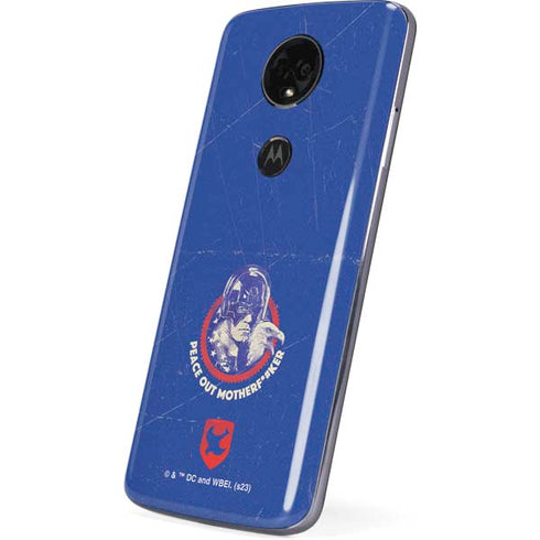 DC Comics Peacemaker Peace Out Moto E5 Plus Skin