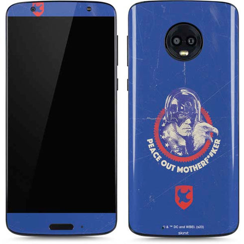 DC Comics Peacemaker Peace Out Moto G6 Skin