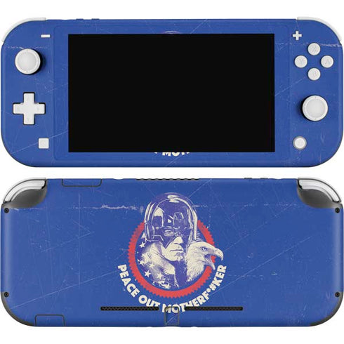 DC Comics Peacemaker Peace Out Nintendo Switch Lite Skin