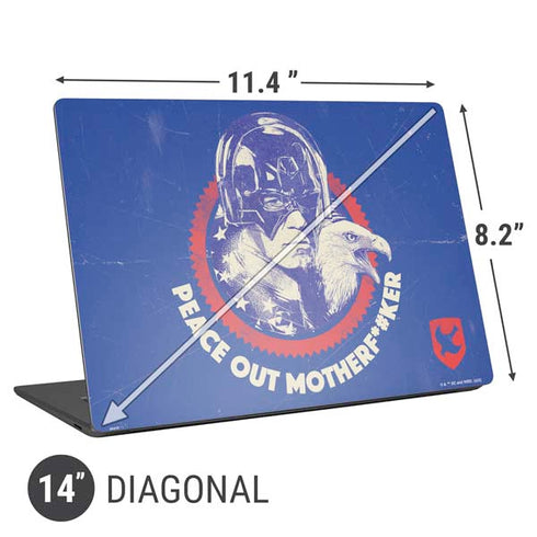 DC Comics Peacemaker Peace Out Universal Laptop 14in (11.4 x 8.2in) Skin