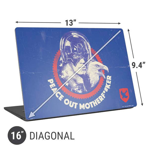 DC Comics Peacemaker Peace Out Universal Laptop 16in (13 x 9.4in) Skin
