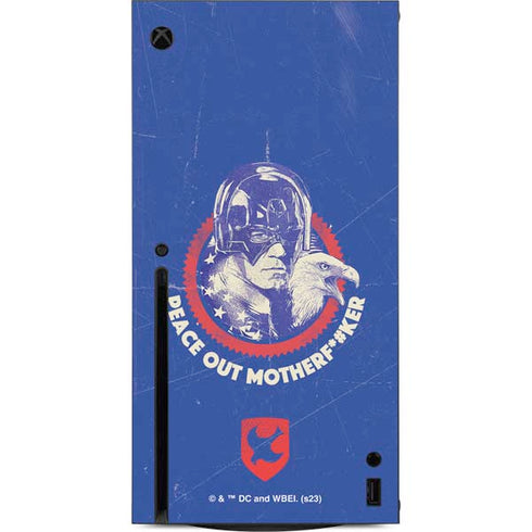 DC Comics Peacemaker Peace Out Xbox Series X Console Skin
