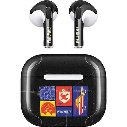 DC Comics Peacemaker Collage Apple AirPods (3rd Gen 2021) Skin