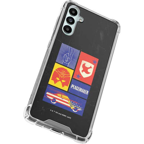 DC Comics Peacemaker Collage Galaxy A14 5G Clear Case