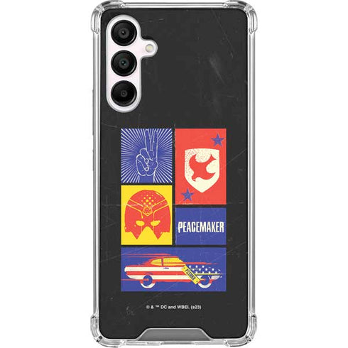 DC Comics Peacemaker Collage Galaxy A16 5G Clear Case
