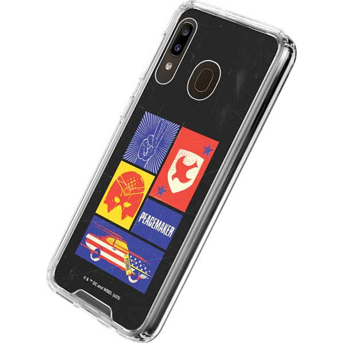 DC Comics Peacemaker Collage Galaxy A30 Clear Case