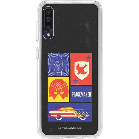 DC Comics Peacemaker Collage Galaxy A50 Clear Case