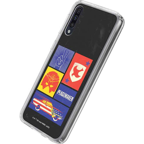DC Comics Peacemaker Collage Galaxy A50 Clear Case