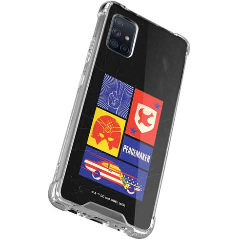 DC Comics Peacemaker Collage Galaxy A51 5G Clear Case